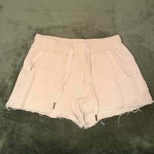 Frayed Cream Vintage Havana Shorts